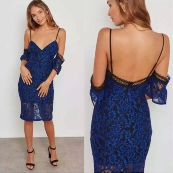 NWT Revolve Bardot Taegan Midi Dress - Picture 5 of 12